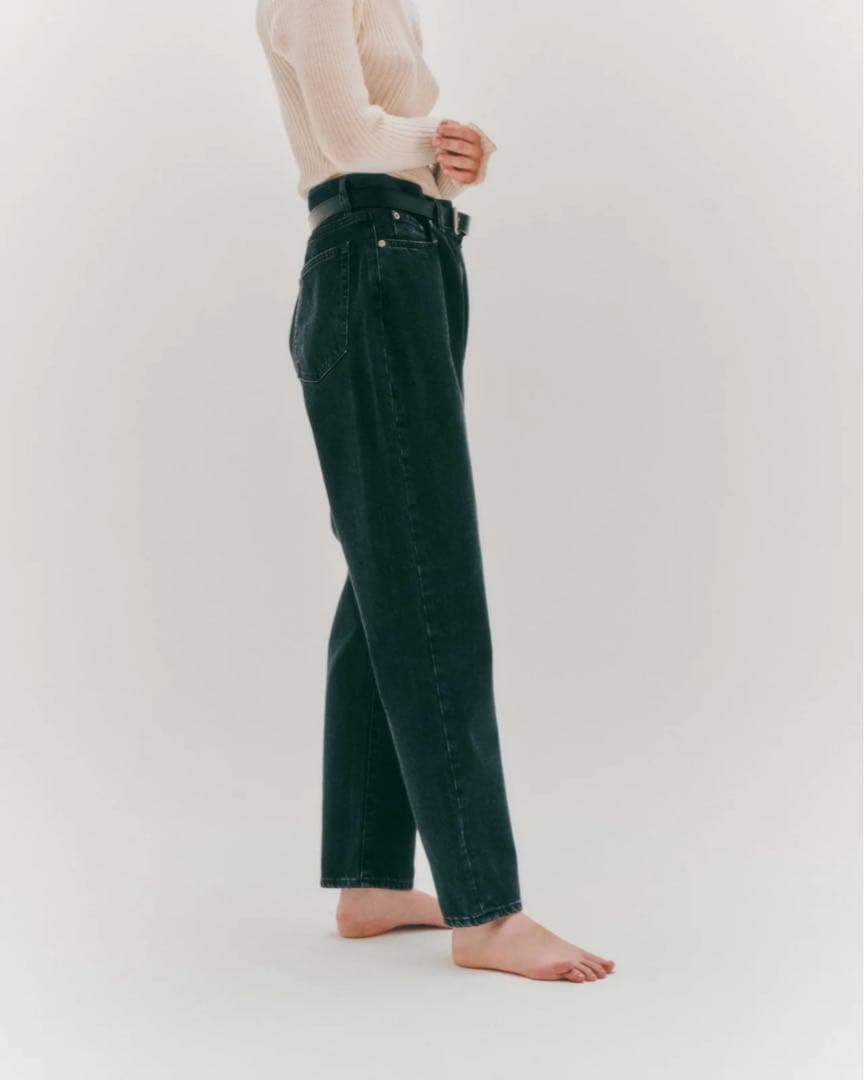 THE SHISHIKUI シシクイ　EASY JEANS BLACK