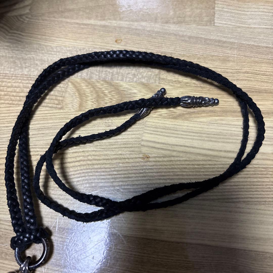 クロムハーツ　BS フレア　ペンダント　シルバーレザーブレイド
