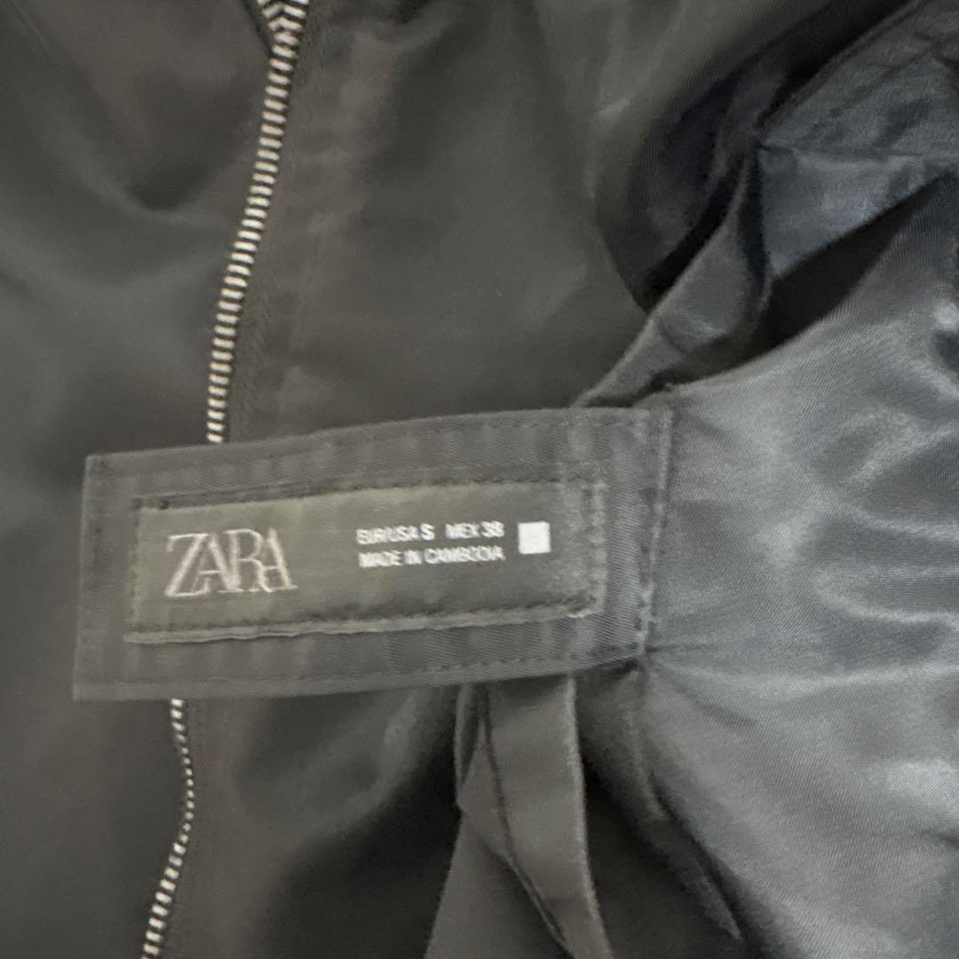 ZARA リバーシブルフェイクファーボンバージャケット　サイズS（値下げ×）