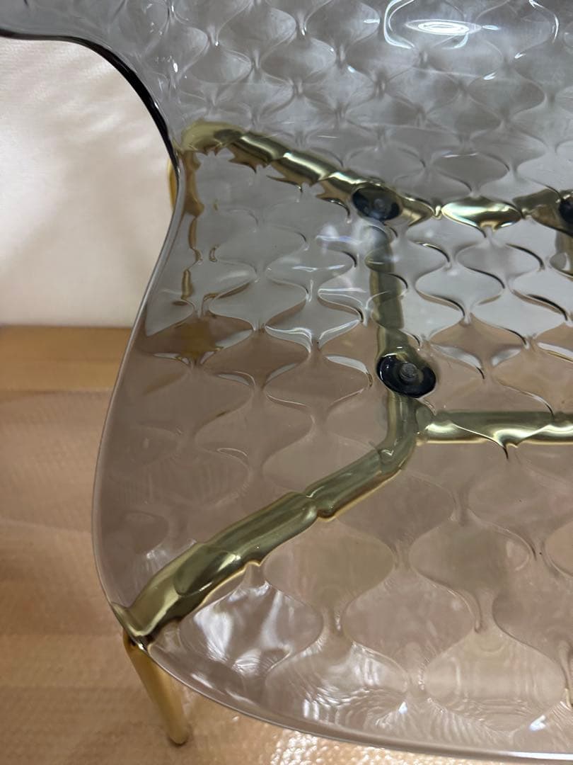 calligaris カリガリス サントロペ　チェア　スモークグレー ゴールド