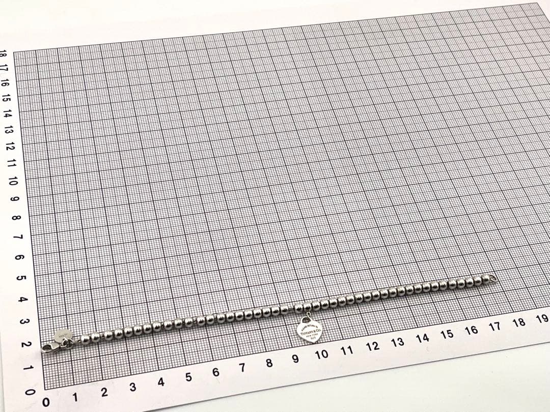 c973ティファニー　リターントゥ　ミニハートタグ　ボールチェーン　ブレスレット