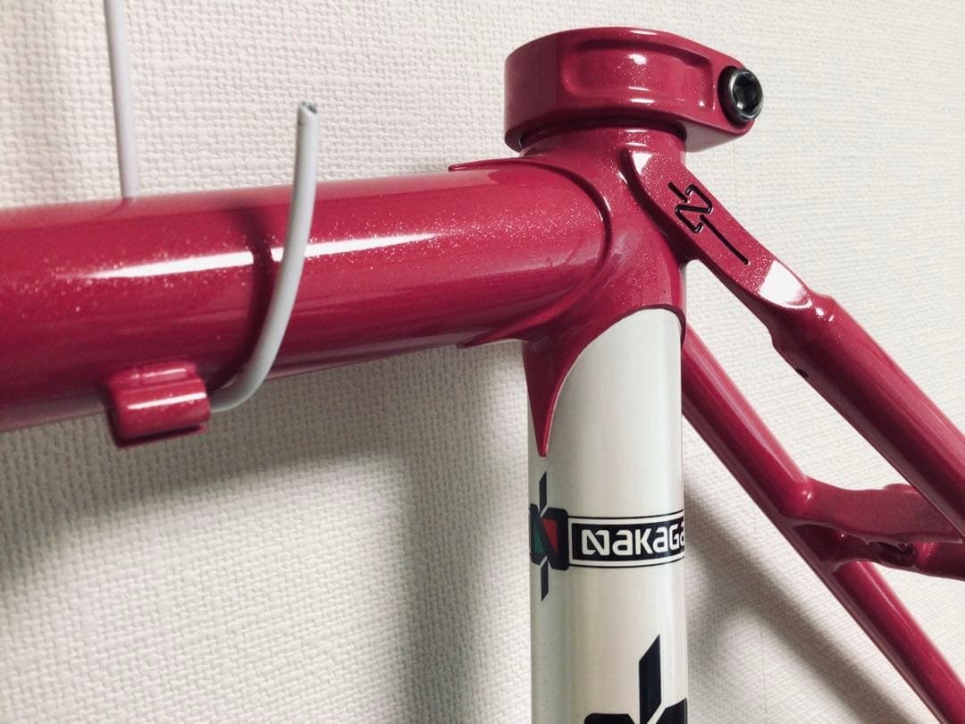 NAKAGAWA Prominence ピンク 50 デッドストック・クロモリ