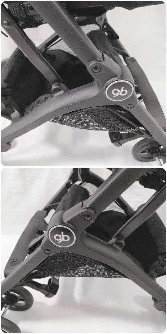 gb ポキット ベビーカー 黒 軽量折りたたみ 移動に便利