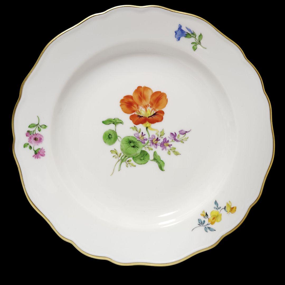 MEISSEN マイセン ベーシックフラワー 二つ花 プレート