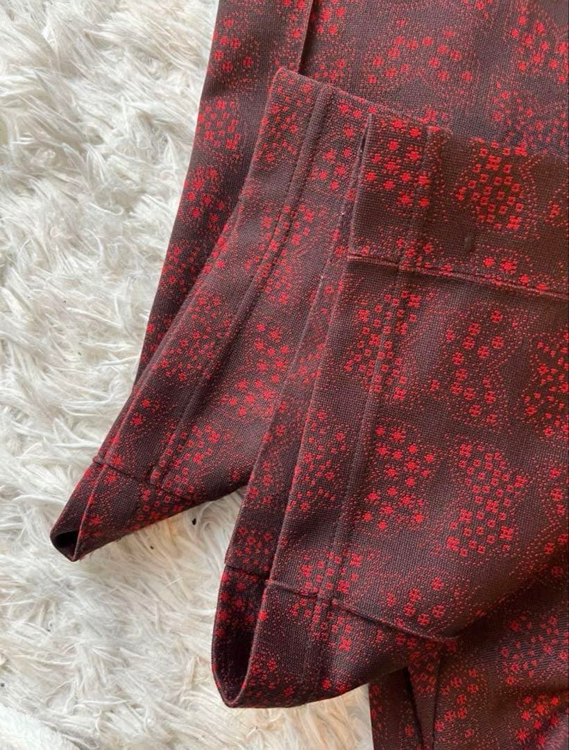 needles トラックパンツ　総柄　パピヨン柄　美品　ストレート