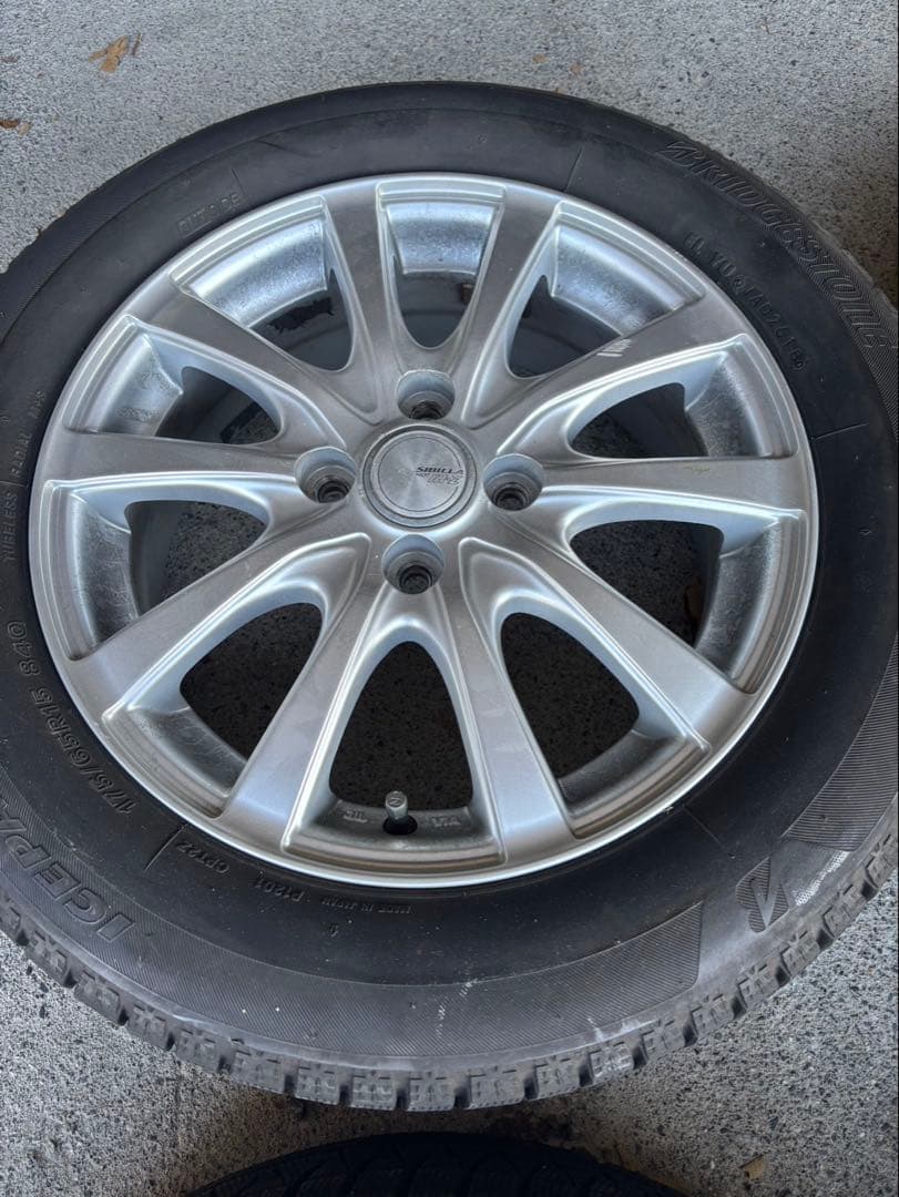 【ヨッシー専用】ブリヂストン スタッドレス 175/65R15 アルミホイール4