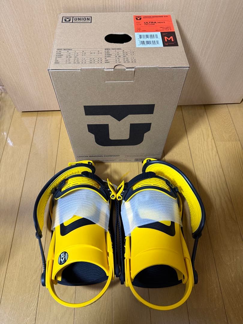 UNION ULTRA ビンディング イエロー M