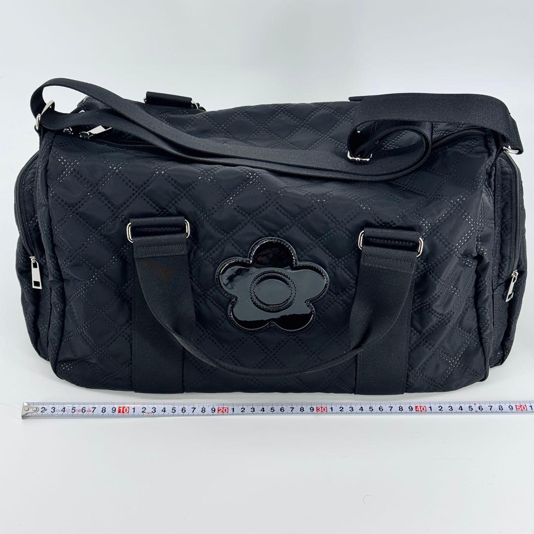 新品 MARY QUANT マリークヮントピンソニックキルトデイジー ボストン