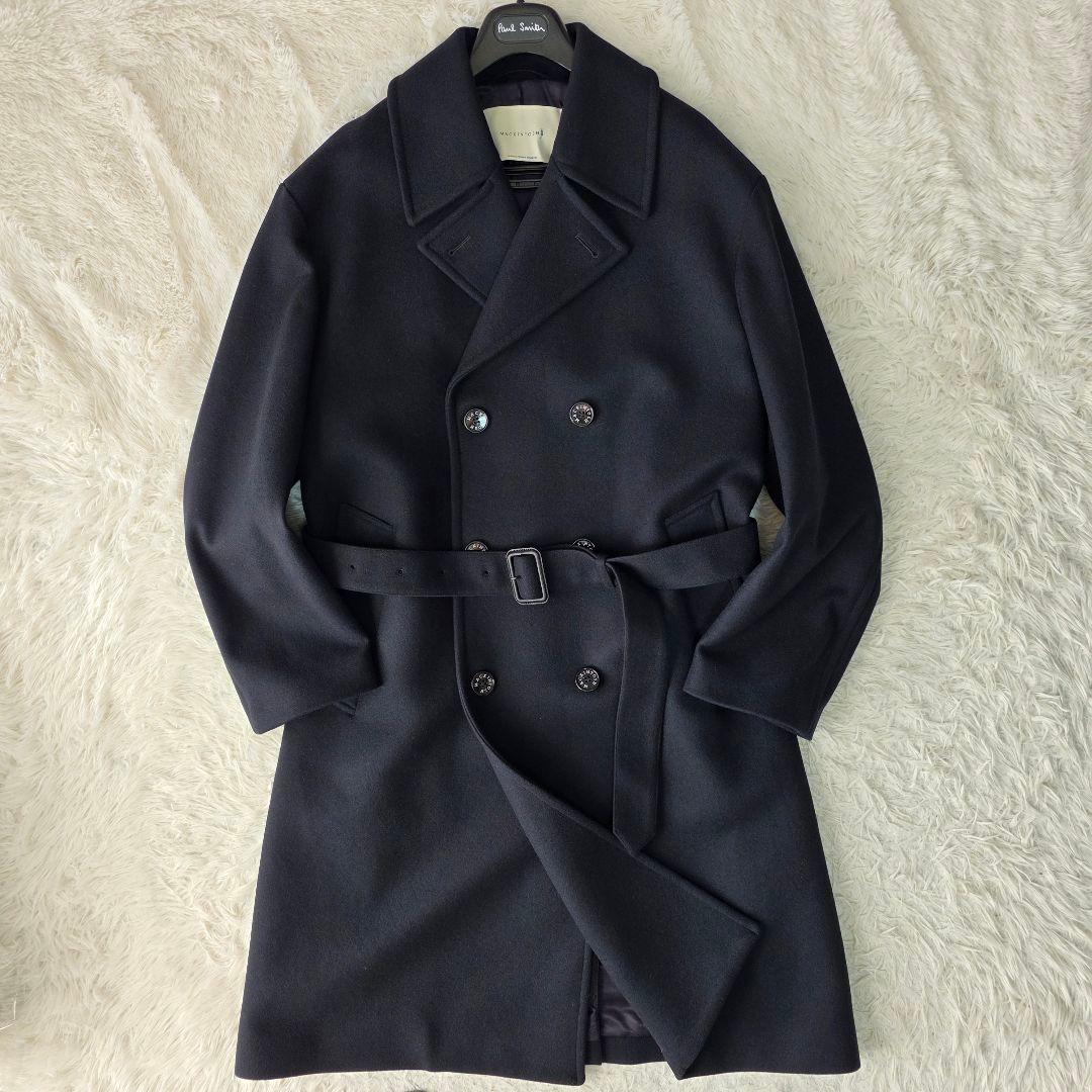 【定価¥137500-/極美品】マッキントッシュ トレンチコート ネイビー系