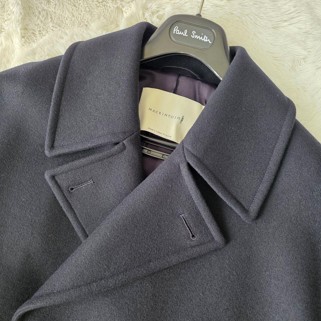 【定価¥137500-/極美品】マッキントッシュ トレンチコート ネイビー系