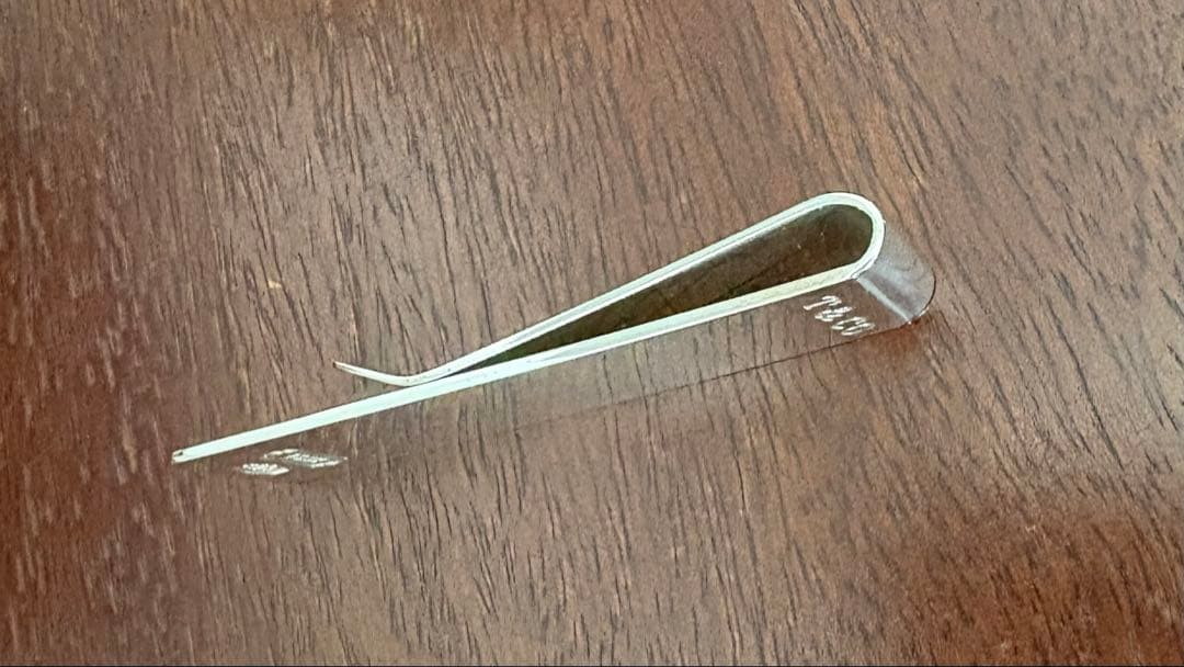 [美品-箱付き] Tiffany ティファニーマネークリップ　シルバー925