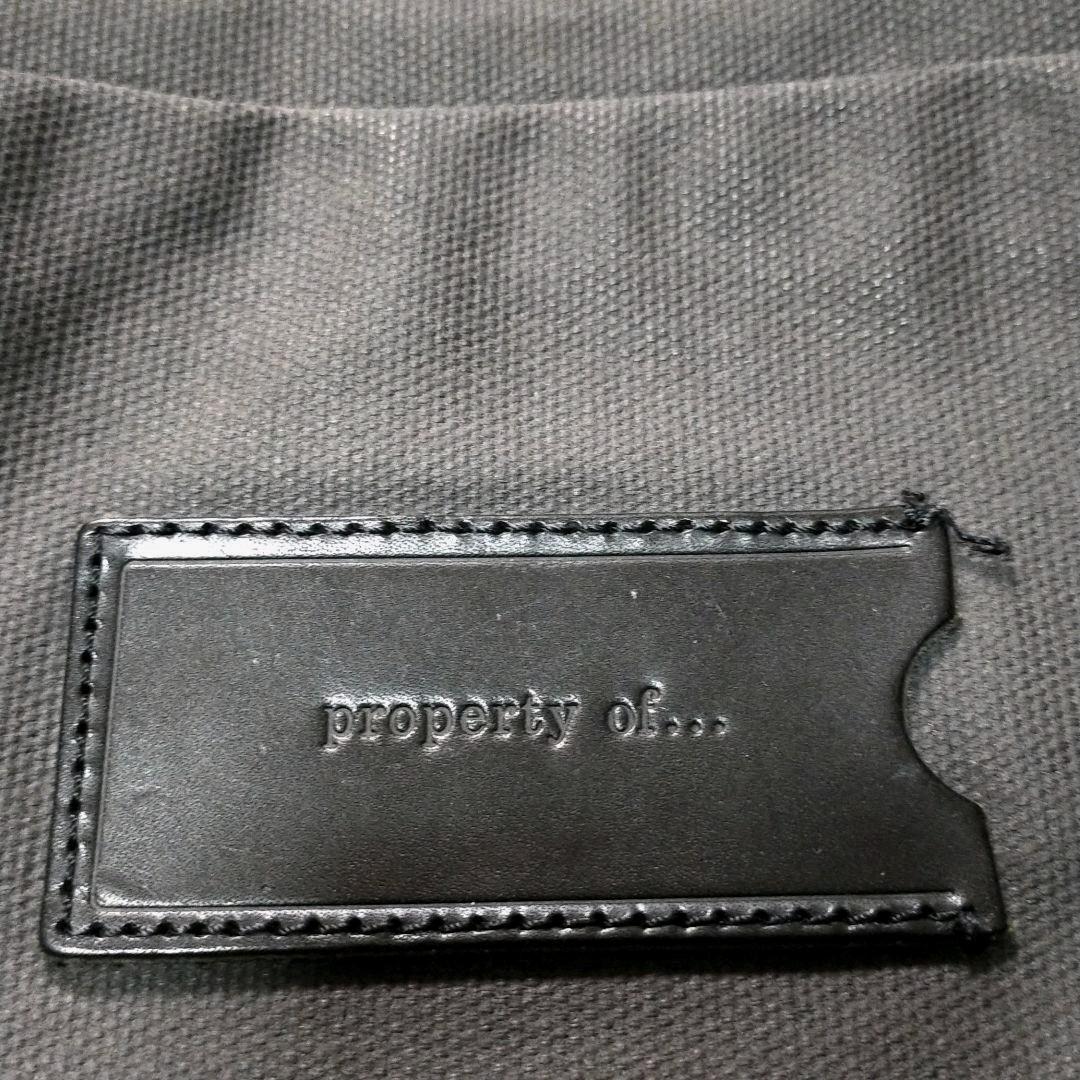 property of レザー　キャンバス　ショルダーバッグ　鞄　ポスタルコ