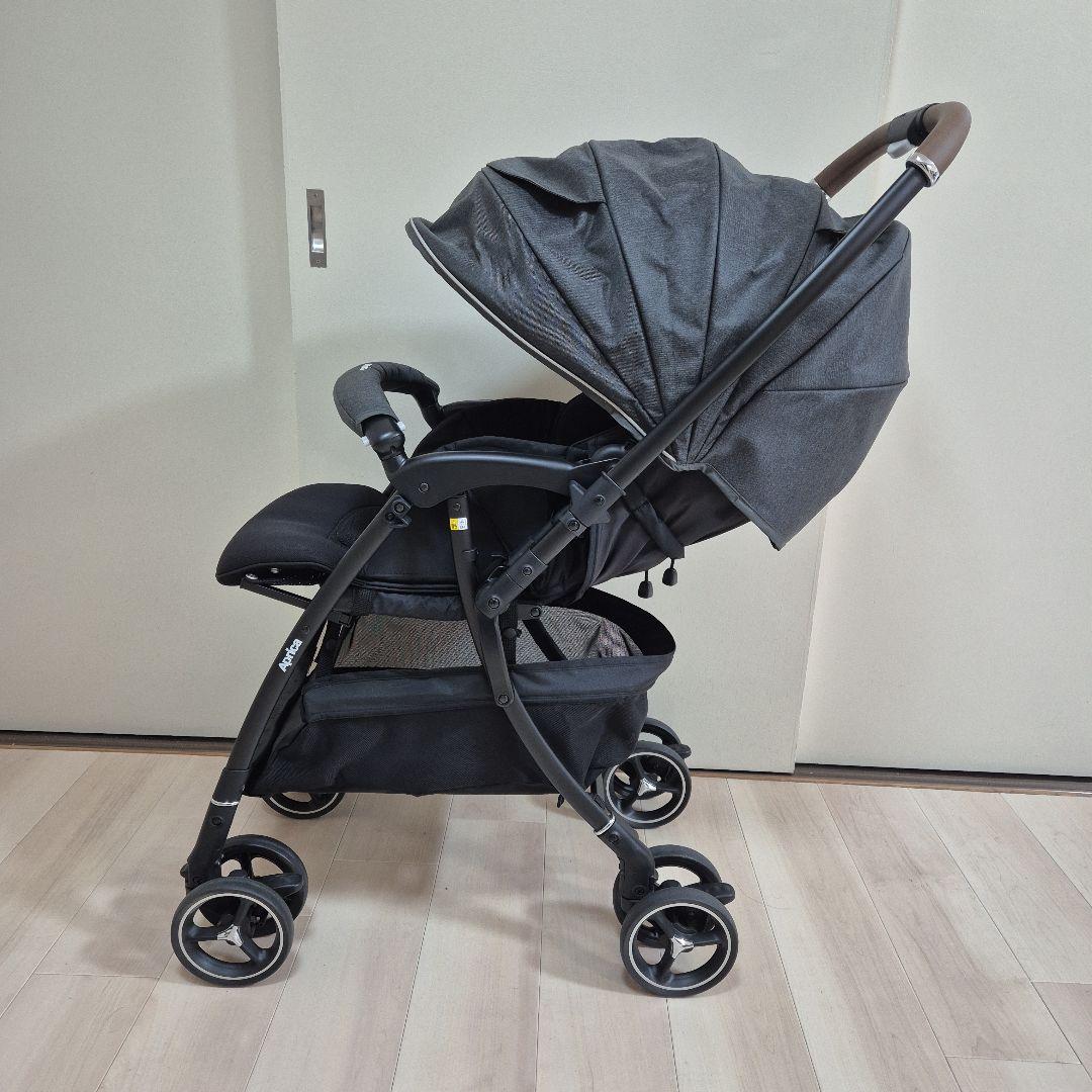 Aprica　A型ベビーカー　ラクーナクッション　AE　グレー