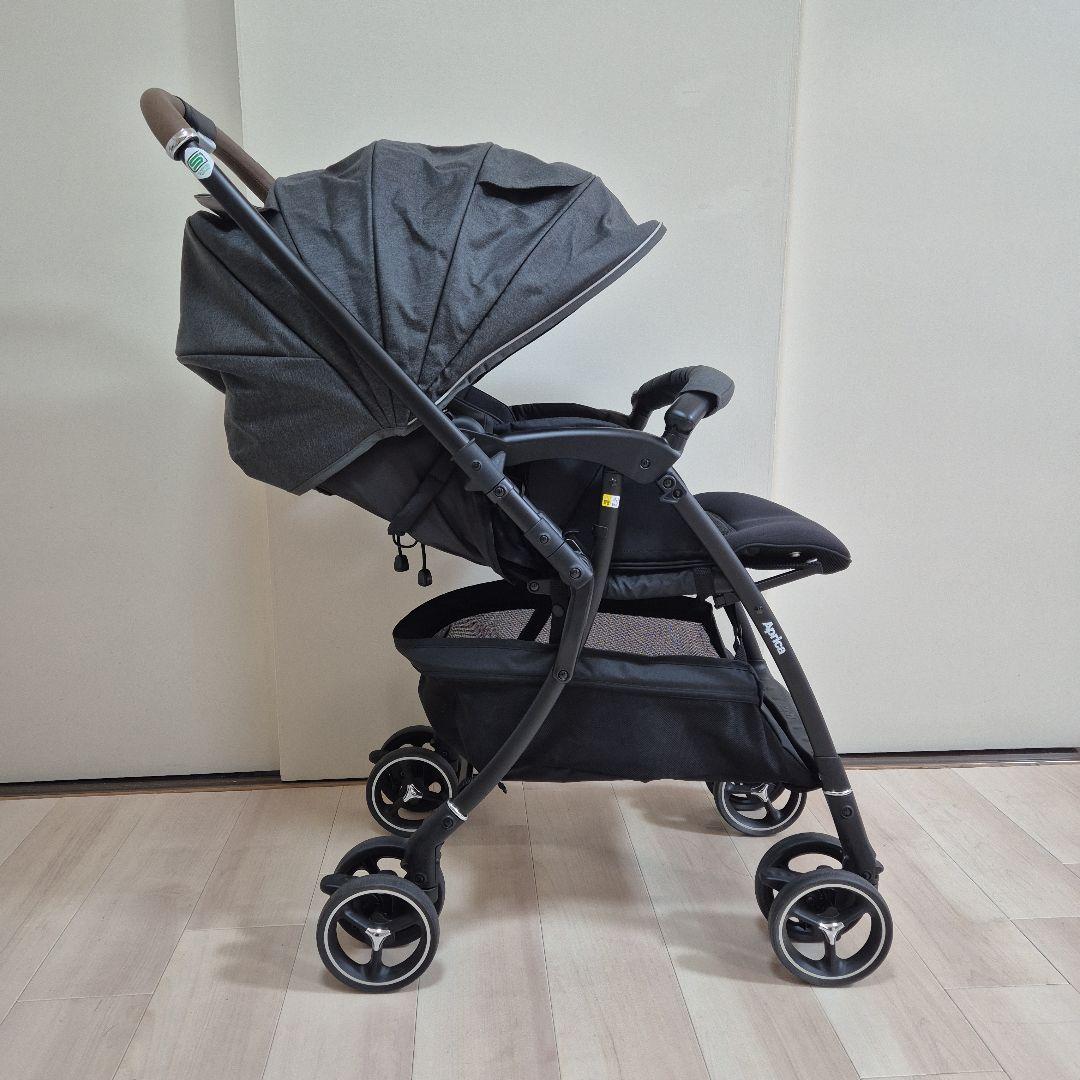 Aprica　A型ベビーカー　ラクーナクッション　AE　グレー
