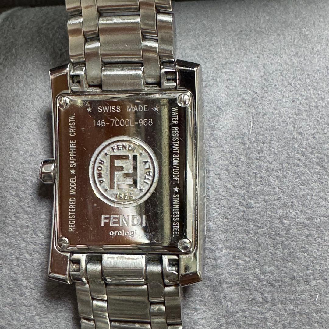 フェンディ 7000Lクラシコ シェル文字盤 12Pダイヤ SWISS MADE