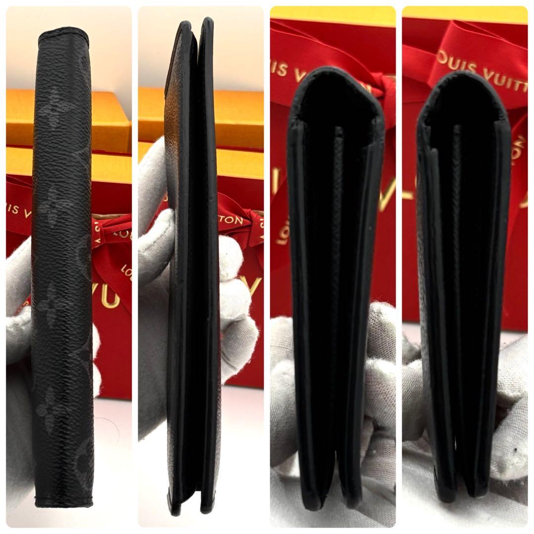 ☆極美品☆ルイヴィトン 長財布 モノグラムエクリプス ブラザ メンズ ブラック