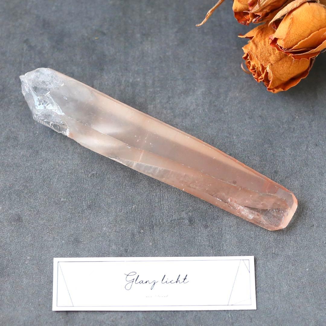 希少！タビー型 ピンクレムリアンシード クリスタル 水晶 鉱物 原石