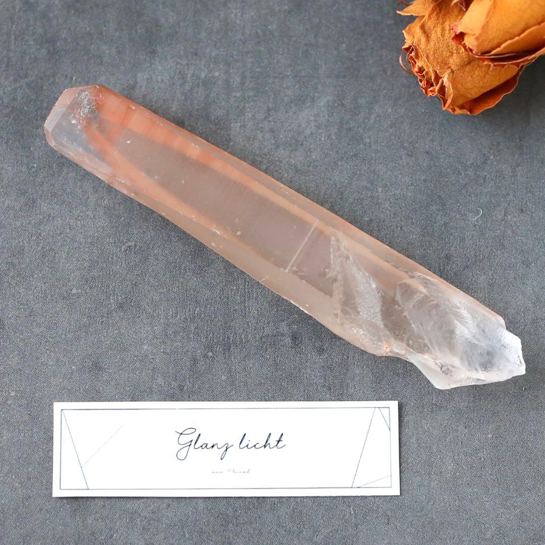 希少！タビー型 ピンクレムリアンシード クリスタル 水晶 鉱物 原石