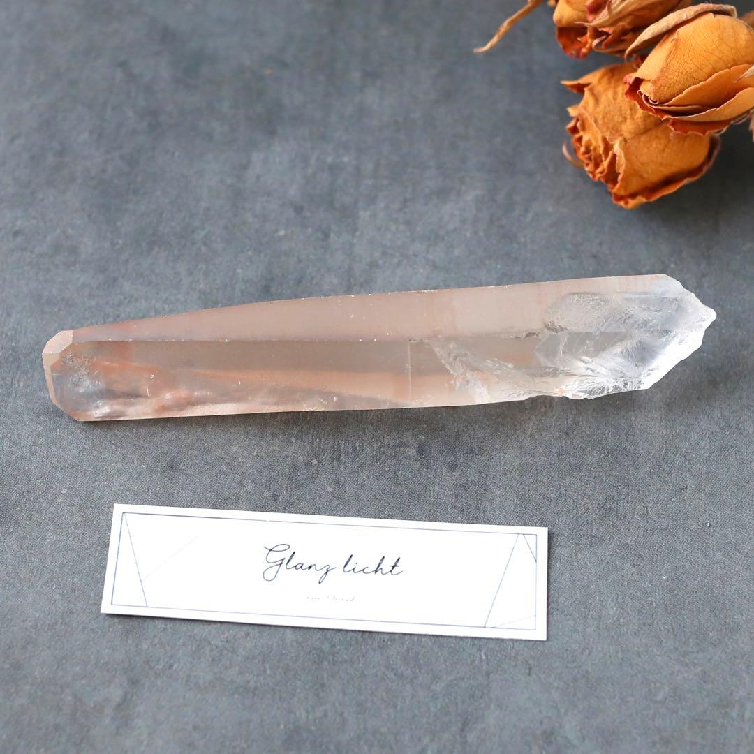 希少！タビー型 ピンクレムリアンシード クリスタル 水晶 鉱物 原石