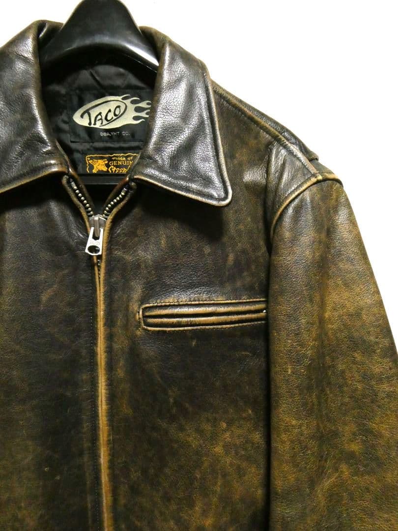 ヴィンテージ加工ステアハイド＆TALON！1970年代レプリカ！DACOシングル
