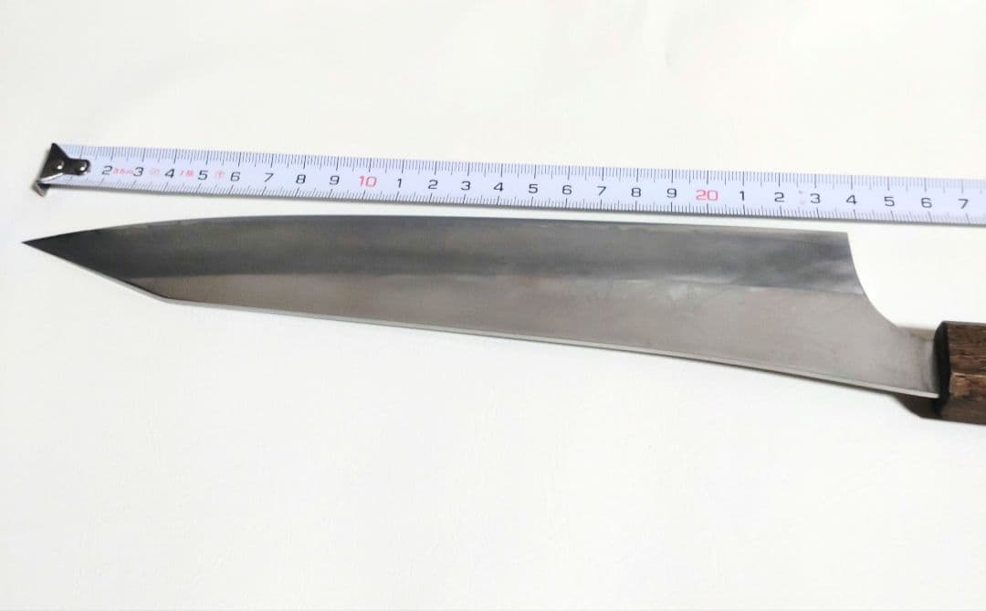 黒﨑優 新月光 牛刀包丁240mm VGXEOS鋼 鞘付き