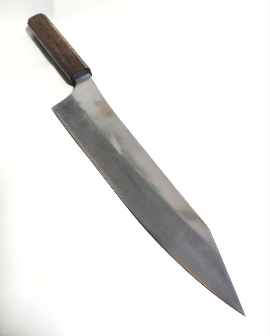 黒﨑優 新月光 牛刀包丁240mm VGXEOS鋼 鞘付き