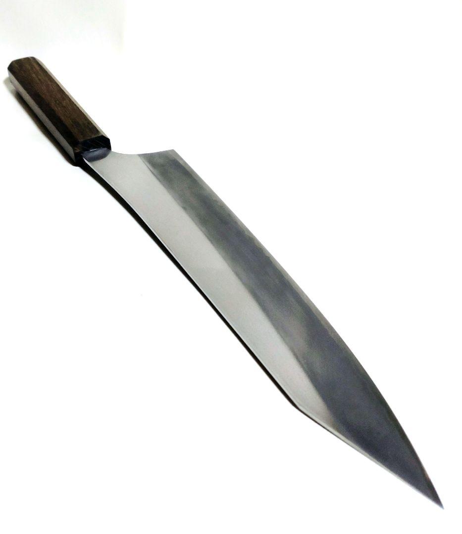黒﨑優 新月光 牛刀包丁240mm VGXEOS鋼 鞘付き