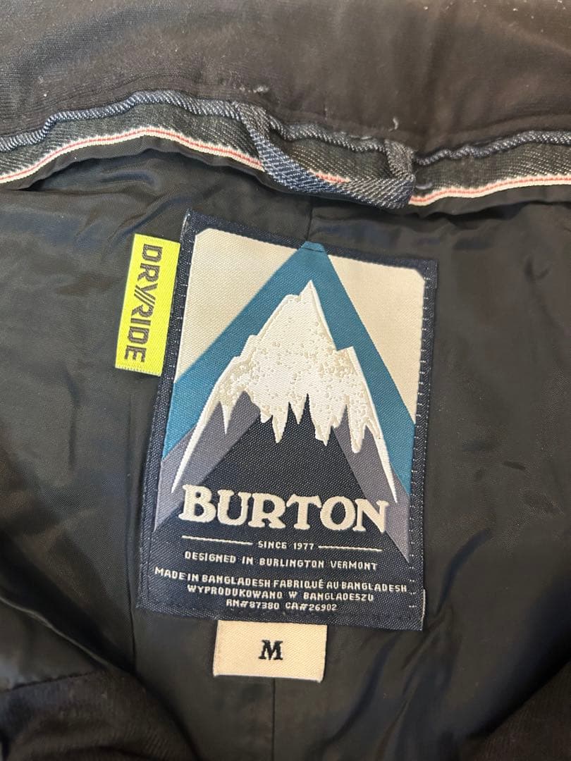 BURTON スノーボードパンツ デニム　雪作業