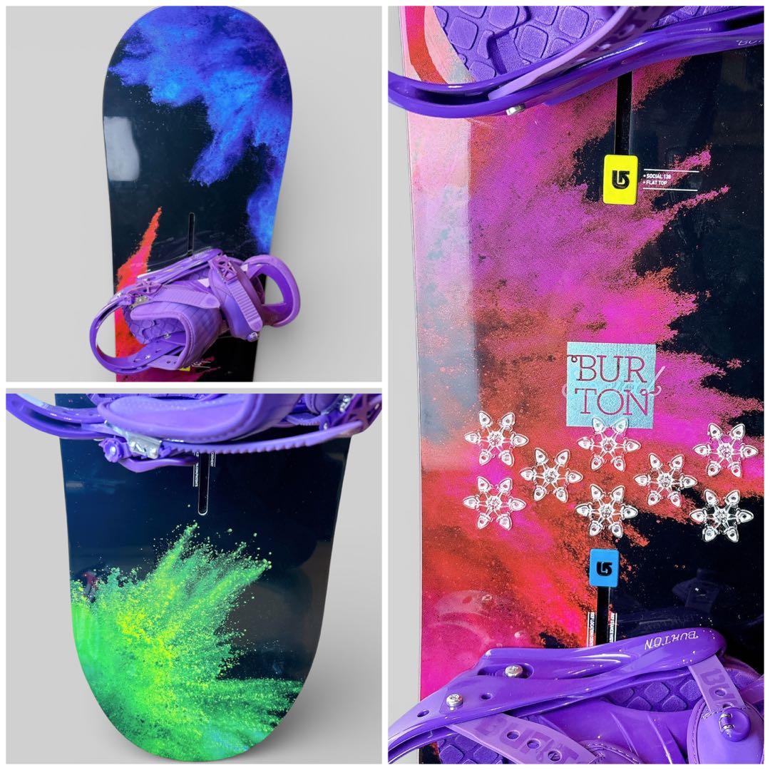 【極美品】BURTON SOCIAL バートン ソーシャル 138 3点セット