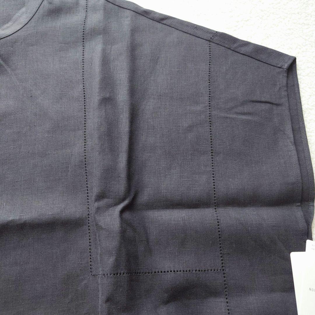 ル*ル様 タグ付 現行品 GALERIE VIE フレンチリネン スタンドカラー