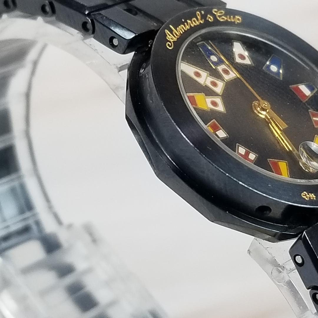 【電池新品】稼働品 コルム アドミラルズカップ V52 クォーツ デイト