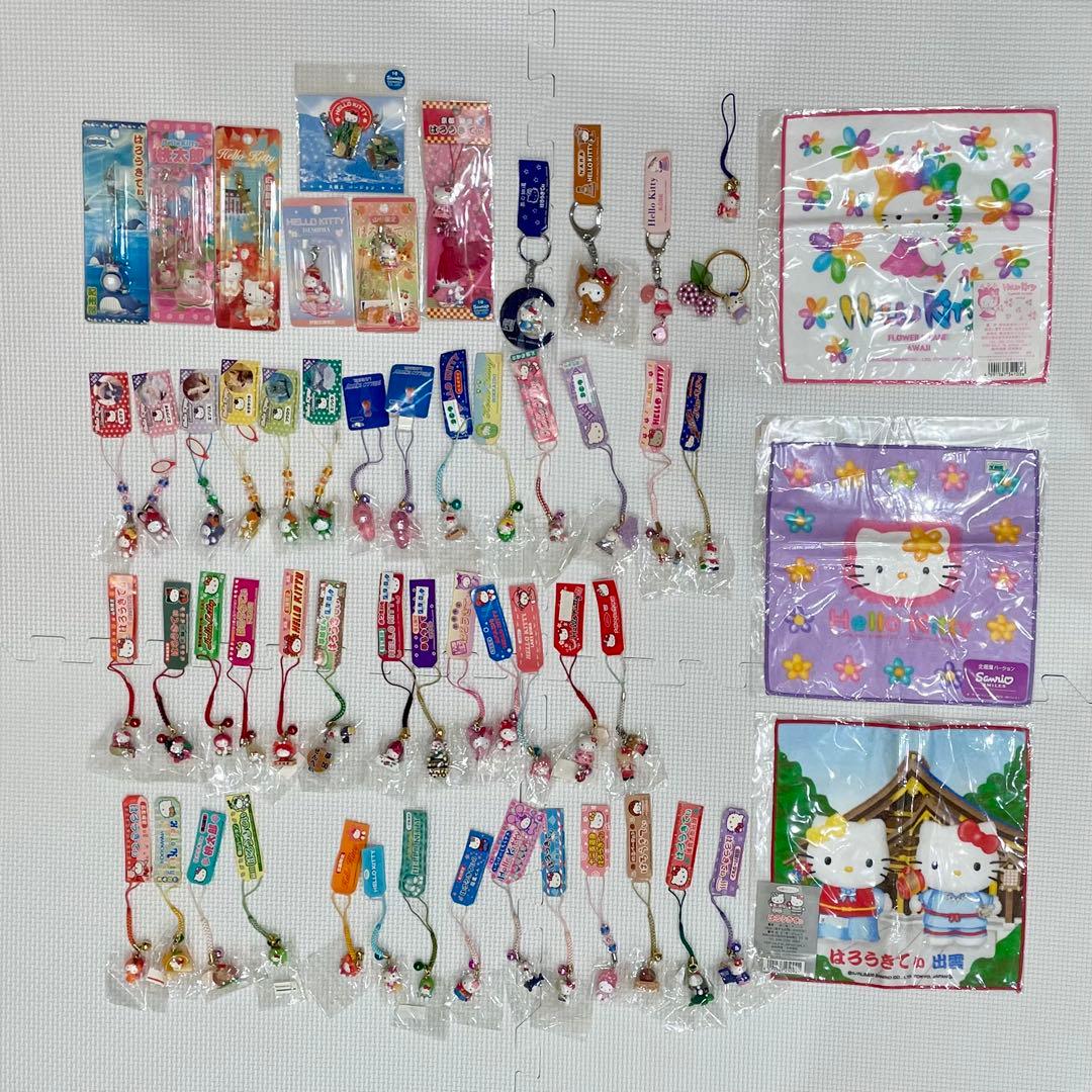 シ*」様 【希少 レア 含】ご当地キティ 54点まとめ売り 根付 ストラップ ハ