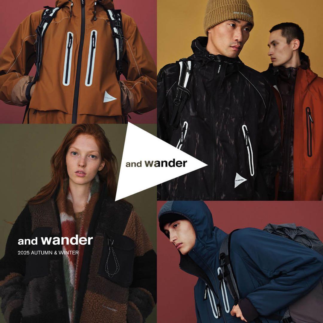 and wander アンドワンダー シルウェストバッグ
