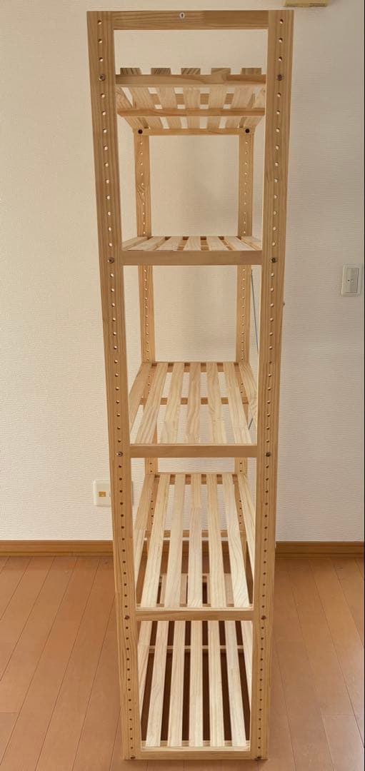 木製5段シェルフ (2セット購入希望の方はコメントください)