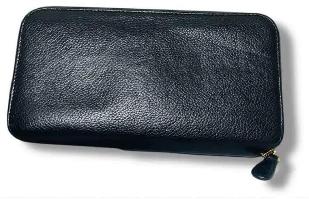 美品 バレンシアガ BALENCIAGA ラウンド ゴールド ファスナー 長財布