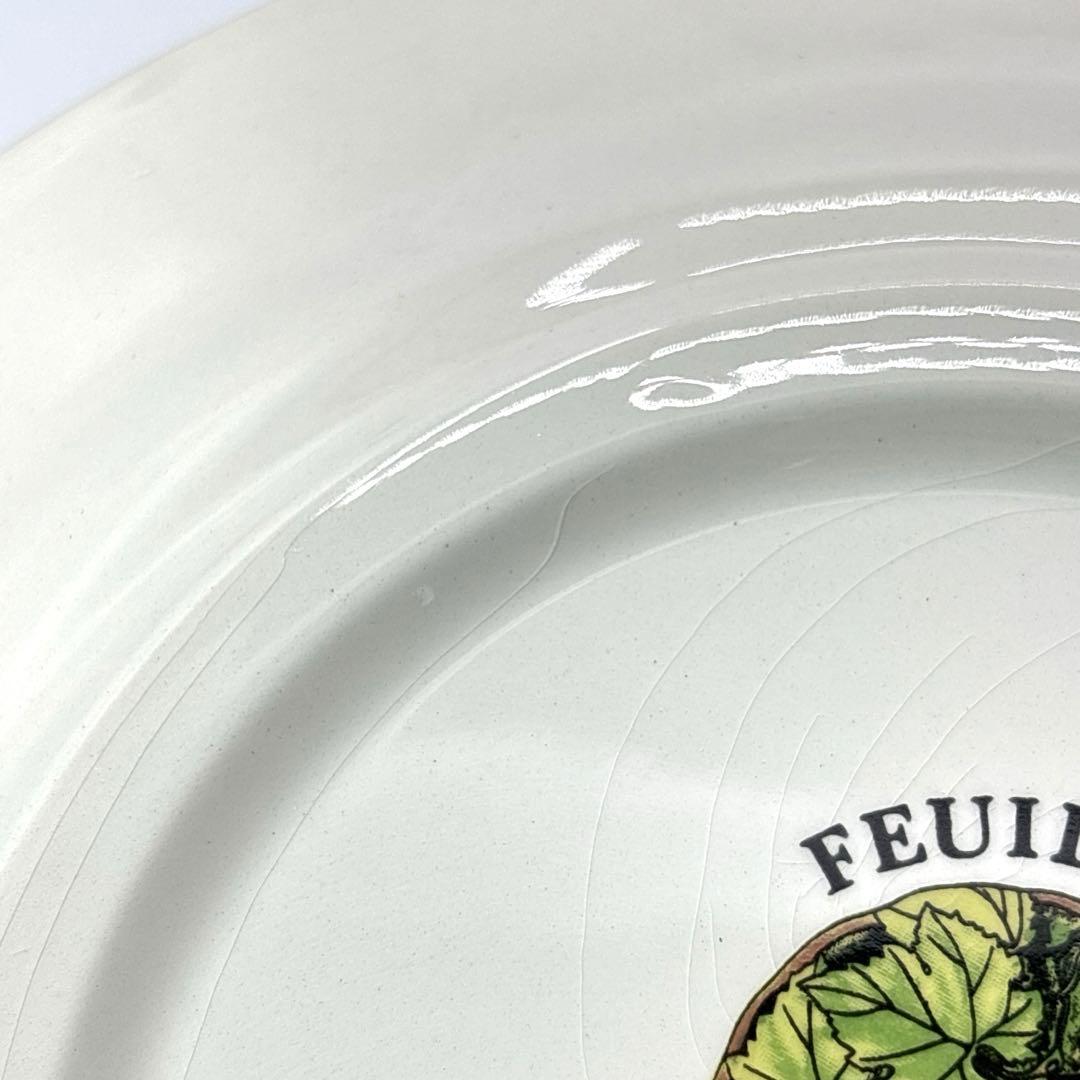 Gien ジアン フイヤージュ 平皿 プレート 皿 5枚セット セット　廃盤品