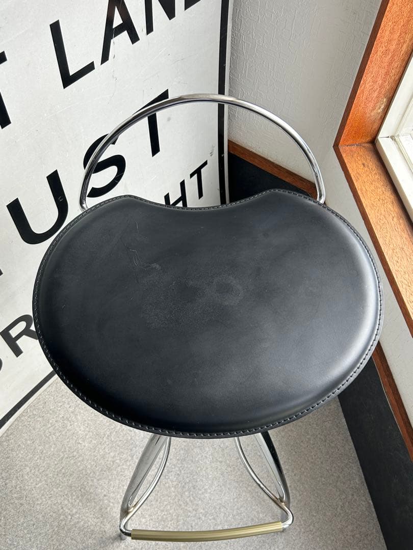 cattelan italia カッテランイタリア　カウンターチェア　椅子 　黒