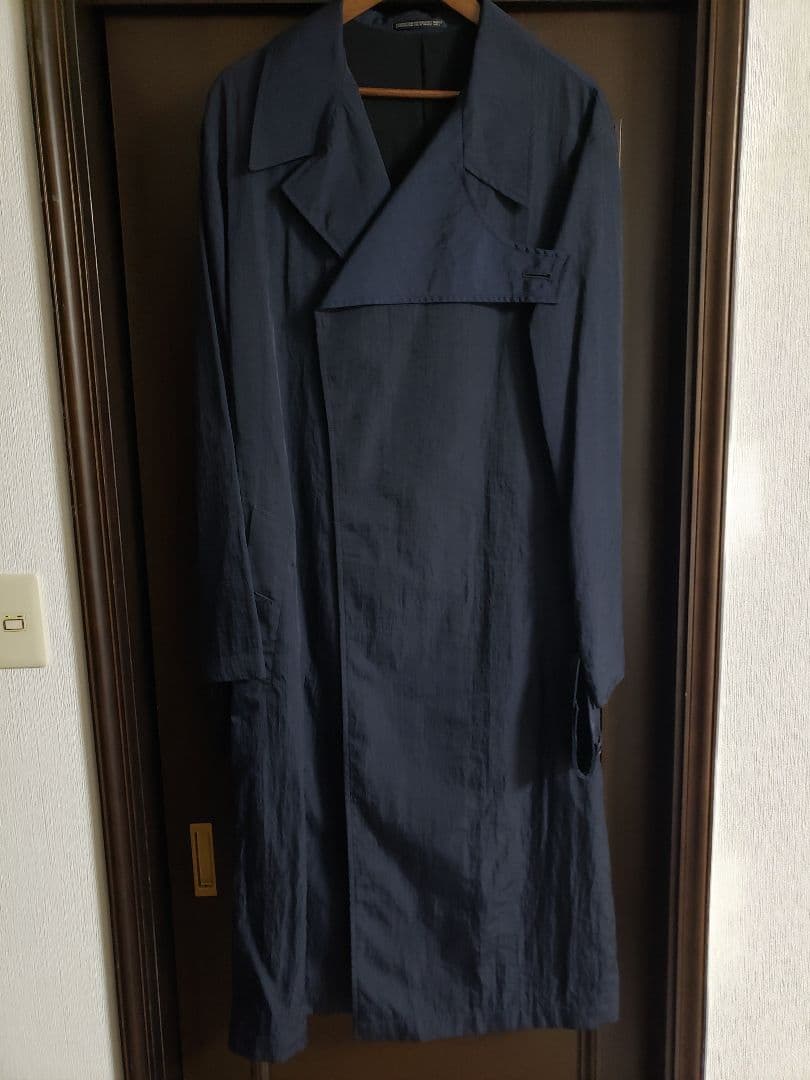 ジャケット・アウター yohjiyamamoto NYLON TWILL ASYMMETRY COAT