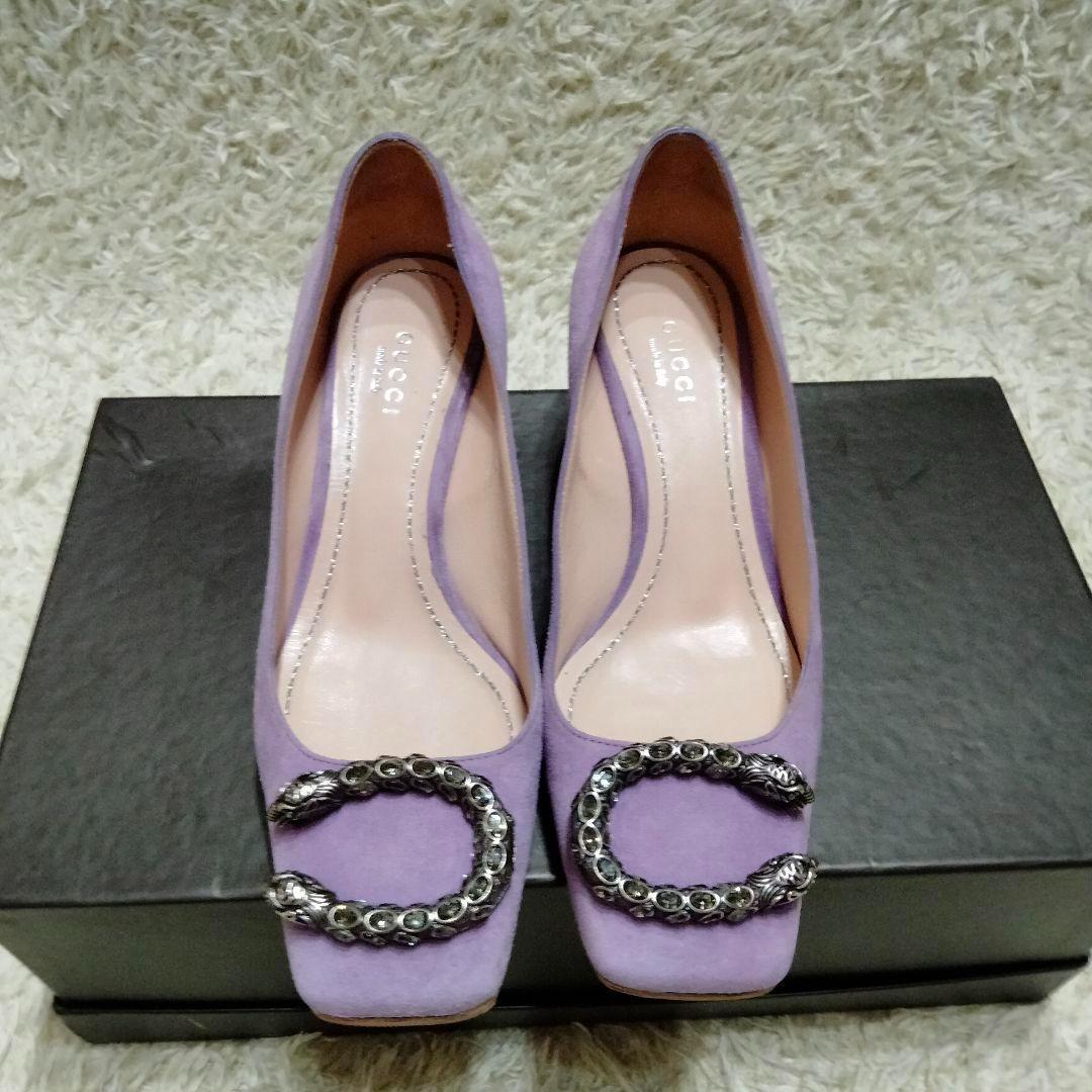 美品　GUCCI グッチ　35 ディオニュソス タイガーヘッド パンプス　ヒール