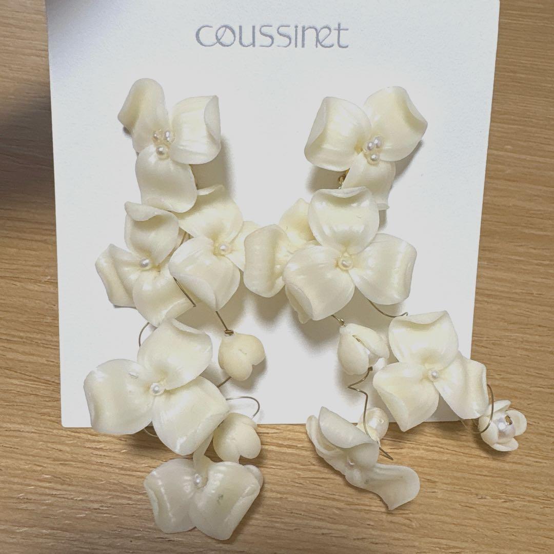 coussinet fleur フラワー ピアス