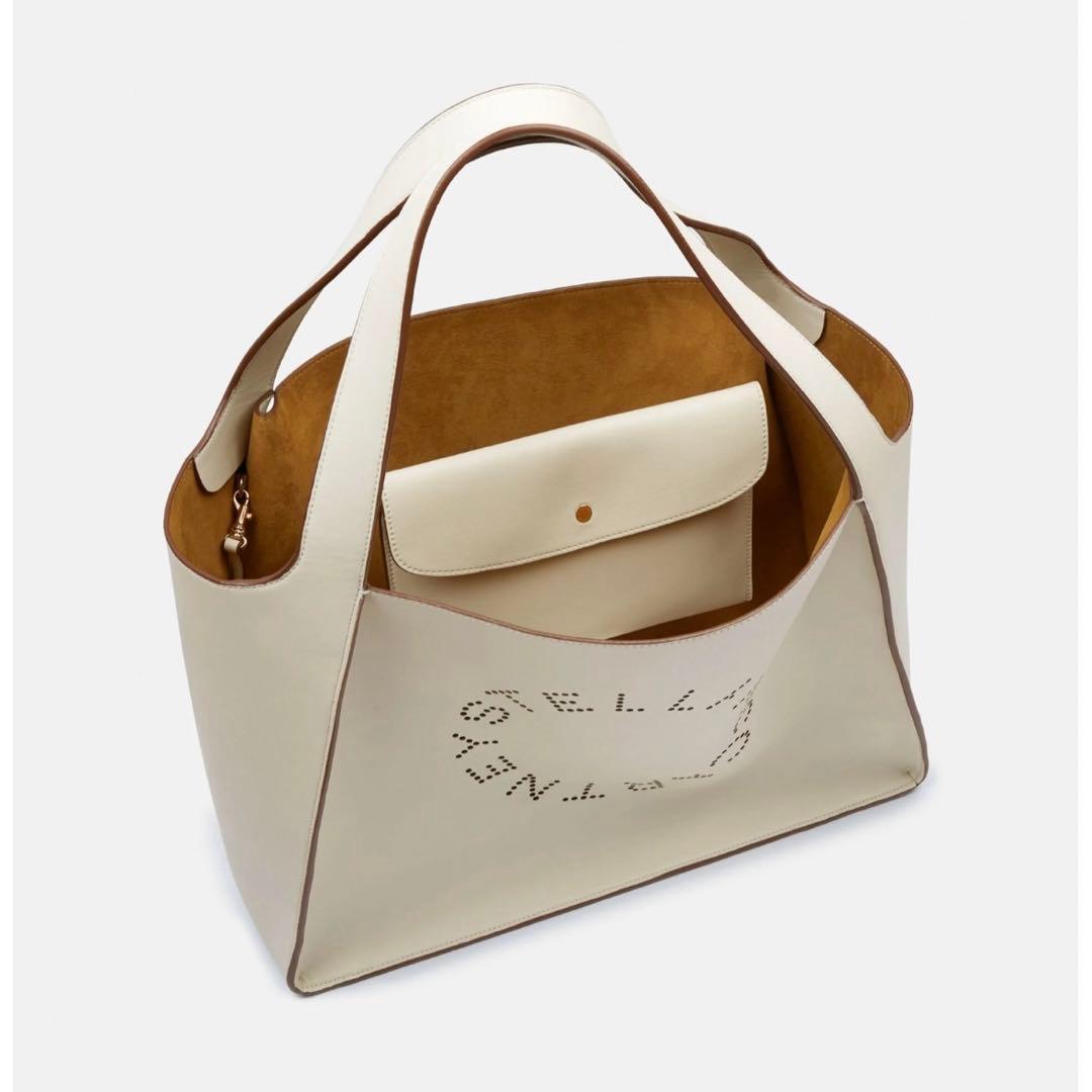 Stella Logo Tote Bag ステラ ロゴ トートバッグ ブラウン