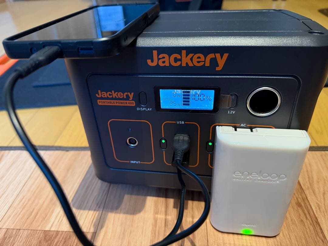 Jackery Portable Power 400 ソーラーパネル付 ジャクリ