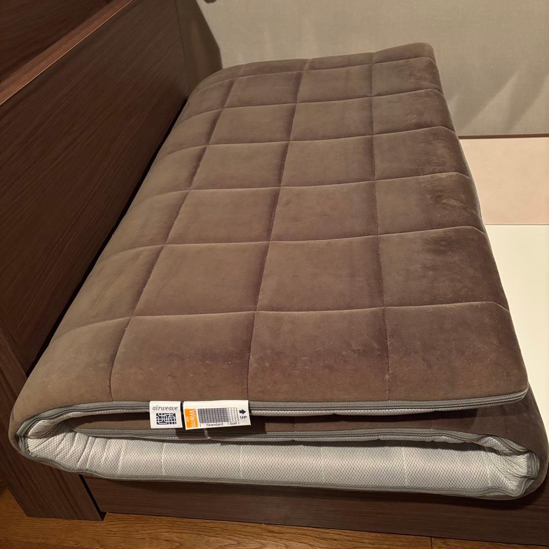 【美品】airweave 敷き布団 シングル