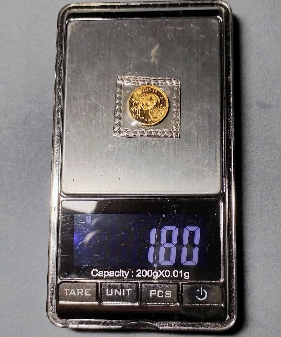 ★値下げ★中国パンダ金貨 1986年 美品希少