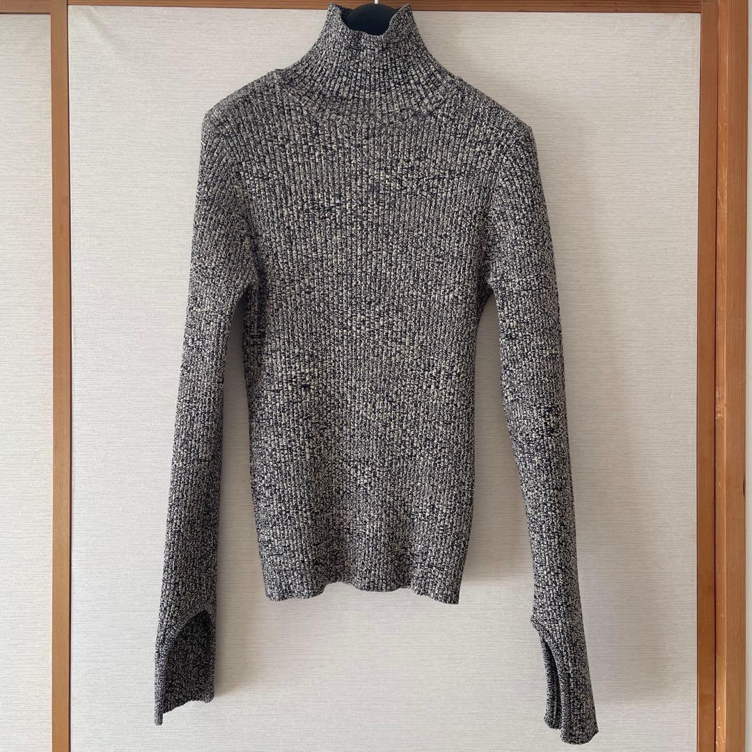 anuke Slit Turtle Knit ミックス