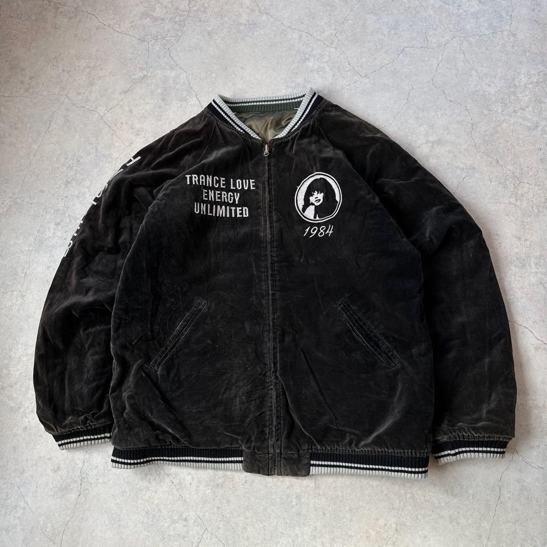 HYSTERIC GLAMOUR リバーシブル ベロア スカジャン