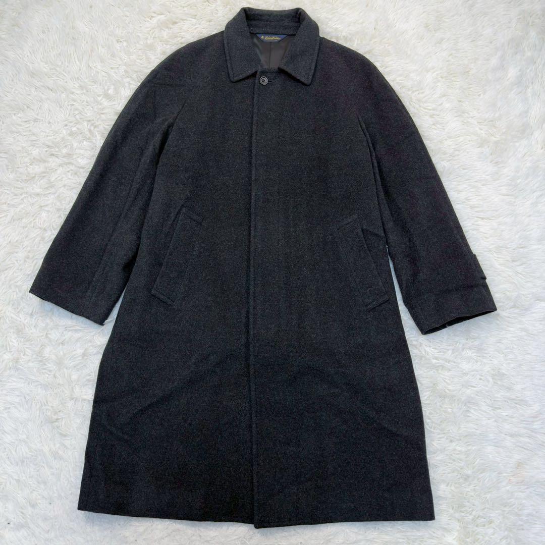 未使用級✨ ブルックスブラザーズ カシミヤ混 ステンカラーコート 40 Lサイズ