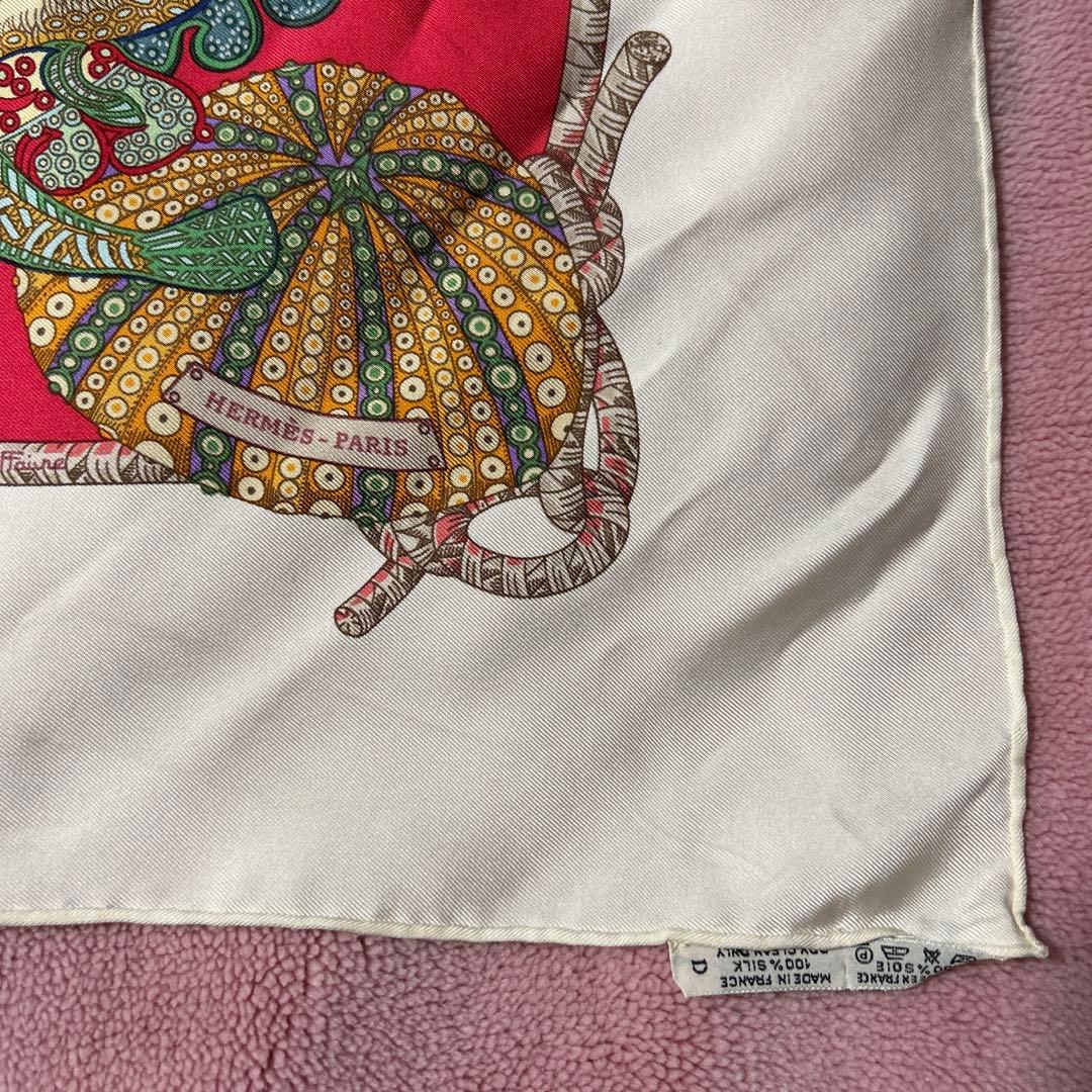 エルメス スカーフ　カレ　深海