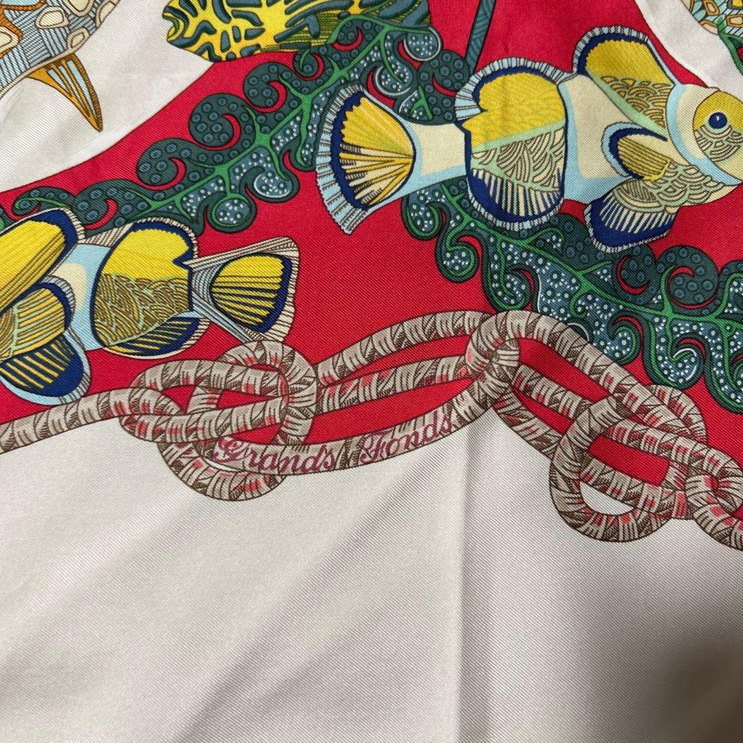 エルメス スカーフ　カレ　深海