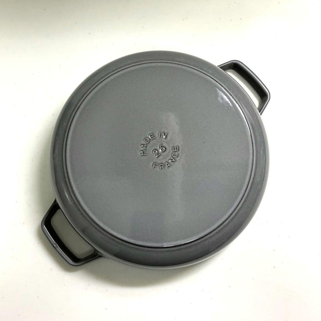 ストウブ　ブレイザー　ソテーパン　グレー　26センチ